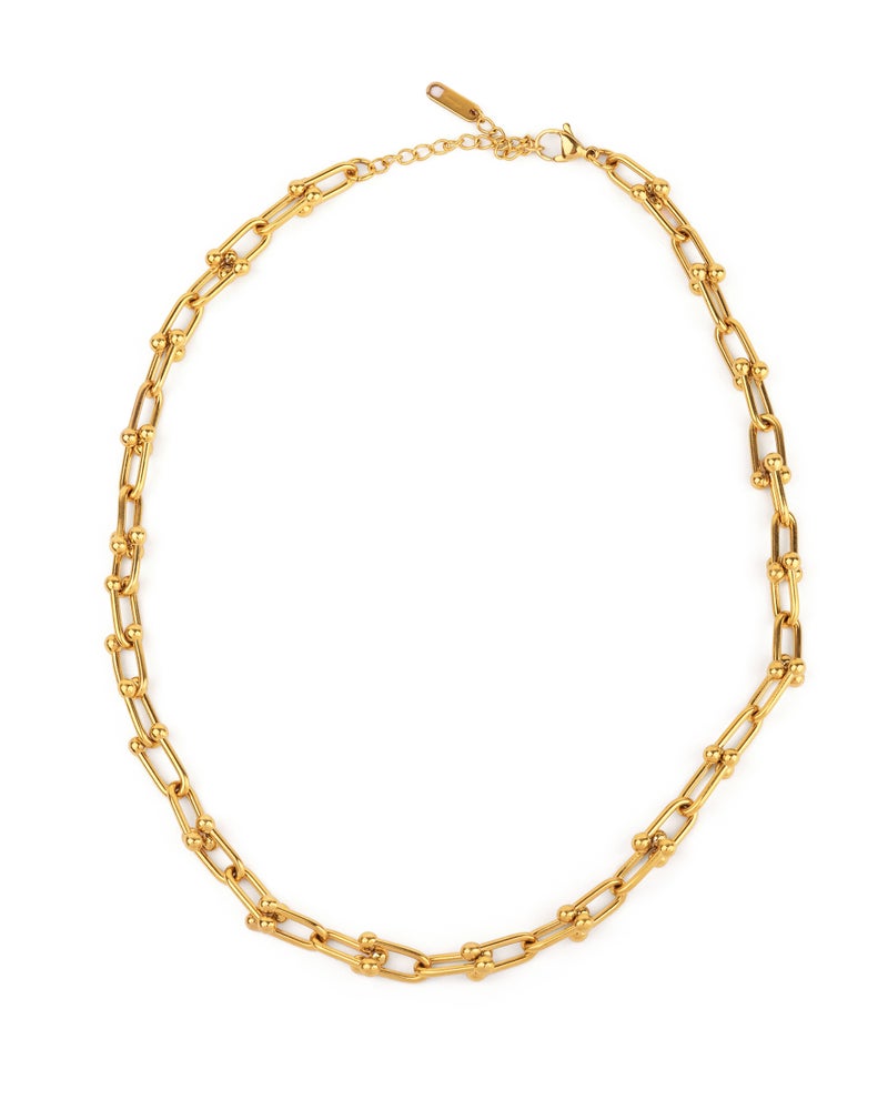TAAHIRA Hope Interlock Chain Necklace - Image 1